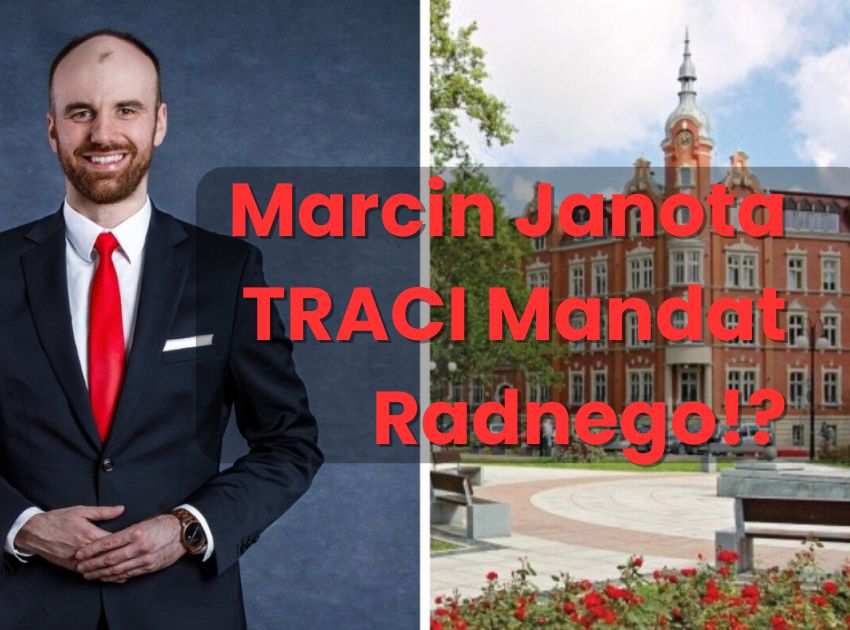 MArcin Janota traci mandat radnego