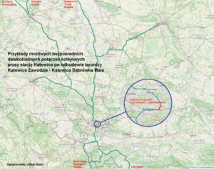 Czy Siemianowice Śląskie Wrócą na Kolejową Mapę Polski? 5 przykłady możliwych połączeń katowice zawodzie - katowice dąbrówka mała