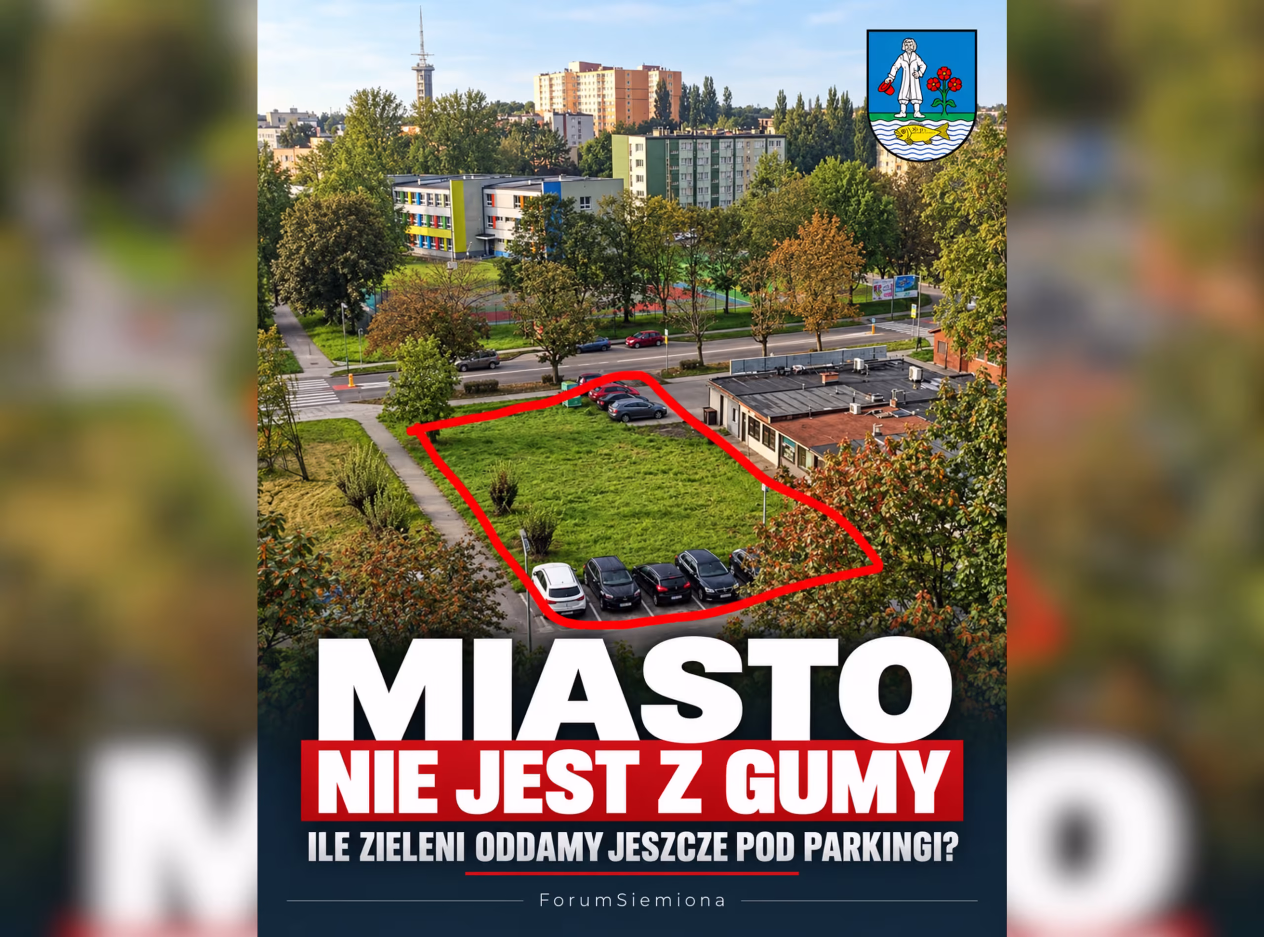 Parkingi w Siemianowicach a zieleń, retencja i przestrzeń między blokami